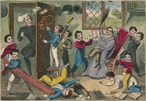 Graffiti Prints: The Schoolmaster Abroad, 1832. Creator: Unknown