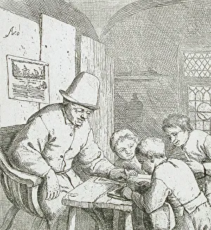 Classroom Prints: The Schoolmaster, c1644. Creator: Adriaen van Ostade