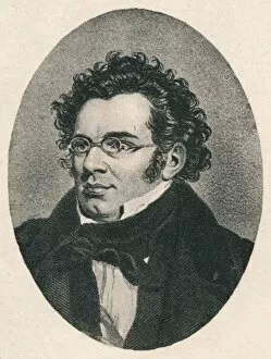 Cravat Gallery: Schubert. 1819, (1895). Artist: August Weger