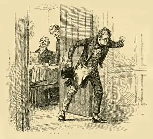 Beethoven Gallery: Schubert fled from the room, (1907). Creator: Unknown