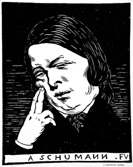 Vallotton Felix Prints: To Schumann, 1893. Creator: Felix Vallotton