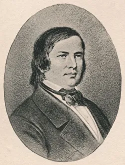 Oval Shaped Gallery: Schumann. 1895. Artist: Thomas Bauer