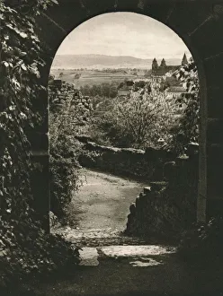 Schwabisch-Hall. View from the Limburg towards the Komburg, 1931. Artist: Kurt Hielscher