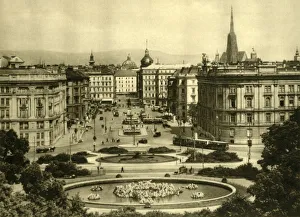 Karl Philipp Prints: Schwarzenbergplatz, Vienna, Austria, c1935. Creator: Unknown