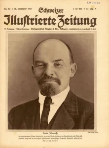 Bolshevic Prints: The Schweizer Illustrierte Zeitung with Lenin on the title page of 15 December 1917, 1917