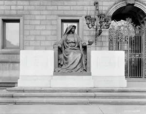 Science, Bela L. Pratt, Boston Public Library, c.between 1910 and 1920. Creator: Unknown