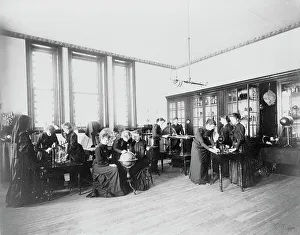 Convent Prints: Science class in Georgetown Visitation Preparatory School