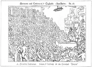 A Scientific Institution. During ye Lecture of an Eminent Savan, 1849 A Scientific Institution. During ye Lecture of an Eminent Savan, 1849