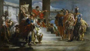 Scipio Africanus Freeing Massiva. Artist: Tiepolo, Giambattista (1696-1770) Scipio Africanus Freeing Massiva. Artist: Tiepolo, Giambattista (1696-1770)