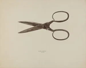 Scissors Prints: Scissors, 1939. Creator: Walter Praefke