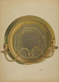 Sconce, c. 1937. Creator: Edward D. Williams