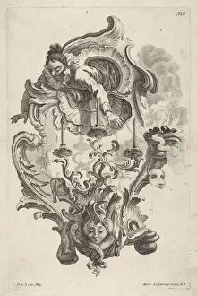 Sconce Representing Winter, from Wand-Leuchter die 4 Jahrseiten vorstellend, ca