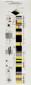 Score sketch. From The stage at the Bauhaus (Die Bühne im Bauhaus), 1925. Creator: Moholy-Nagy Score sketch. From The stage at the Bauhaus (Die Bühne im Bauhaus), 1925. Creator: Moholy-Nagy