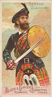Sporran Prints: Scotch Claymore, from the Arms of All Nations series (N3) for Allen &amp