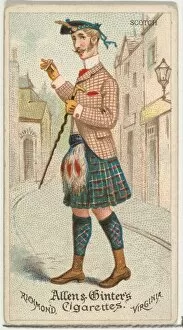 Stylish Collection: Scotch, from Worlds Dudes series (N31) for Allen & Ginter Cigarettes, 1888