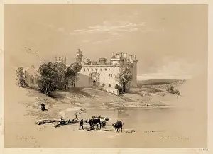 Scotland Delineated-Linlithgow Palace, 1847. Creator: James Duffield Harding