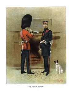 Geoffrey Douglas Giles Prints: The Scots Guards, c1890. Artist: Geoffrey Douglas Giles