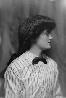 Ponytail Prints: Scott, Beatrice, Miss, portrait photograph, 1912 May 3. Creator: Arnold Genthe