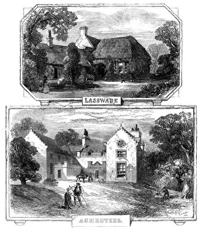Centenary Prints: The Scott Centenary - Lasswade; Ashestiel, 1871. Creator: Unknown