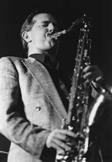 Scott Prints: Scott Hamilton, Jazz Caravan, The Exchange, Cambridge, 1991. Creator: Brian Foskett