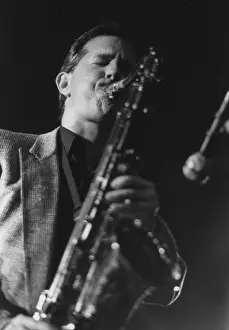 Scott Prints: Scott Hamilton, Jazz Caravan, The Exchange, Cambridge, 1991. Creator: Brian Foskett
