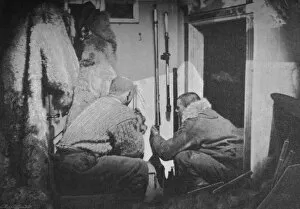 Sigurd Gallery: Scott-Hansen and Johansen Inspecting the Barometers, 1893-1896, (1897)
