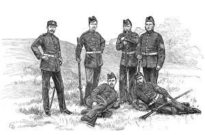 Rifleman Prints: The Scottish Volunteers: 2nd Lanarkshire, 1881. Creator: Unknown