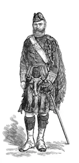 Check Prints: The Scottish Volunteers: Officer 3rd Forfar (Dundee Highlanders), 1881. Creator: Unknown