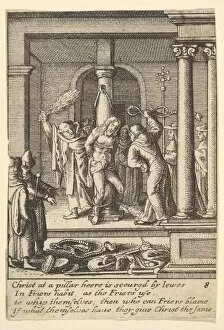 Tied Up Gallery: The scourging, 1625-77. Creator: Wenceslaus Hollar