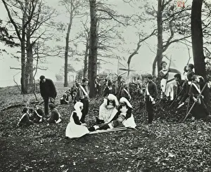 Stretcher Collection: Scout Life, Shrewsbury House Open Air School, London, 1909