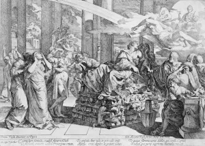 Phoenician Gallery: Scrapbook containing Italian Etchings of the XVIth and XVIIth Centuries