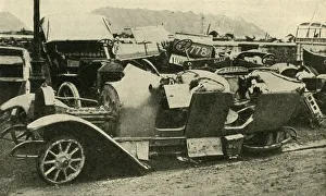 Scrapped! Wrecked Motor-cars captured from the Germans... First World War, 1914, (c1920) Scrapped! Wrecked Motor-cars captured from the Germans... First World War, 1914, (c1920)