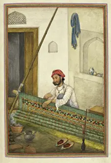 Slippers Prints: A screen-maker, possibly of the Dumna caste, 1825. Creator: Anon