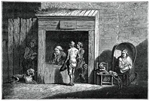 Illiterate Prints: Scribe, (1885). Artist: Boissieu