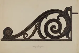 Bracket Gallery: Scroll, 1938. Creator: Max Fernekes