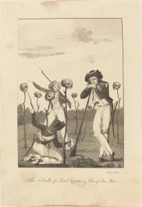 Blake William Gallery: The Sculls of Lieut Leppar, & Six of his Men, 1793. Creator: William Blake