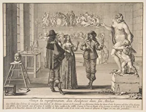 Chisel Prints: The Sculptor, 1642. Creator: Abraham Bosse