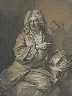 Gilles Prints: The Sculptor Antoine Coysevox. Creator: Gilles Allou