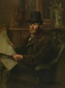 Stobbaerts Jan Prints: The Sculptor Robert Fabri, c1890s. Creator: Jan Stobbaerts
