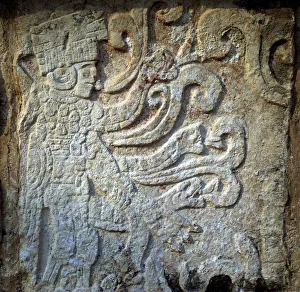 Detail of sculptural reliefs in buildings of the ancient city of Monte Alban Detail of sculptural reliefs in buildings of the ancient city of Monte Alban