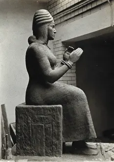 Healing Prints: A sculpture of Gula, Mesopotamian deity of healing