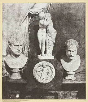 Sculptures Gallery: Sculptures, 1839 / 40, printed 1985. Creator: Hippolyte Bayard