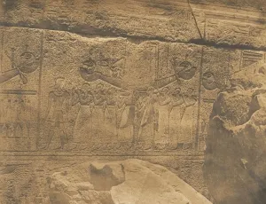 Ptolemy I Soter Collection: Sculptures exterieures du Sanctuaire de granit du Palais de Karnac (Thè
