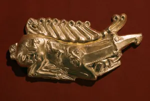 Scythian gold stag plaque, 4th century BC