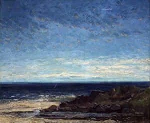 South France Gallery: The Sea, 1867. Artist: Courbet, Gustave (1819-1877)
