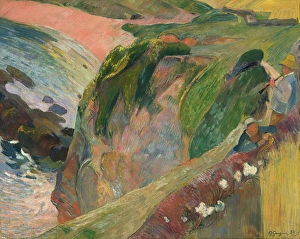 Paul Gaugin Prints: Above the Sea, 1889. Creator: Paul Gauguin