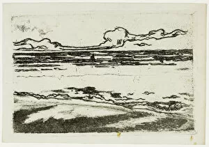 Channel Collection: The Sea at Bognor, 1895. Creator: Theodore Roussel