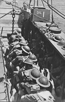 Anticipation Prints: Sea-borne Assault: Troops Move In To Madagascar, 1940-1942, (1943)