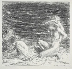Late 19th Century Prints: Sea and Breeze, 1894. Creator: Charles Hasslewood Shannon (British, 1863-1937)