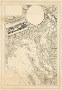 Sea chart of Vyborg bay, Russia, c. 1786-88